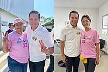 Rodrigo Valadares prestigia Michelle Bolsonaro e Damares em Sergipe