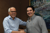 Edvaldo se reúne com Gustinho: emenda de deputado garante R$ 5 mi para a Saúde 