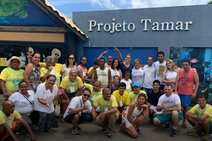 Usuários do Caps de Capela realizam visita ao oceanário