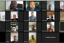 Hilda Ribeiro realiza reunião de secretários através de videoconferência