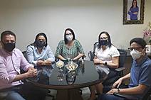 Danielle Garcia faz visita à deputada estadual Diná Almeida