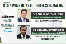 Lei da Liberdade Econômica é tema de debate no Almoço com Negócios