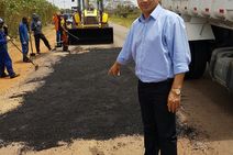 Valmir pede autorização para consertar mais uma rodovia estadual 