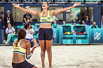 Cinelândia terá telão da final do vôlei de praia com Duda Lisboa 