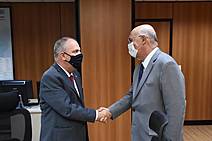 Belivaldo Chagas se reúne com ministro da Educação em busca de liberação de recursos