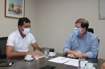 Prefeito Eraldo e vice Chicão reivindicam melhorias no abastecimento d’água de Boquim