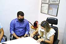 Prefeitura de Lagarto entrega projeto de lei de adesão ao consórcio para compra de vacinas