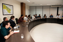 Em reunião com secretários, governador reforça alinhamento da ações para equilíbrio do Estado