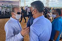 Marco inicial de construção do Hospital de Amor tem apoio de Fábio Reis