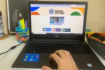 Estado lança Portal Estude Em Casa com material complementar para alunos e professores