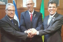 Secretário de Canindé é recebido por embaixador de Israel em Brasília