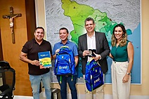 Fábio Mitidieri e Márcio Macedo discutem realização de Jogos Escolares Brasileiros em Sergipe