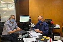 Governador se reúne com Marcos Santana e anuncia pavimentação da rodovia Zezinho da Everest 