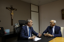 Edvaldo firma parceria com o TJ/SE para uso de fibra ótica