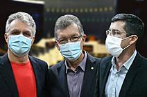 Chico do Correio e Sérgio Oliveira veem muito mérito na ação política de Laércio Oliveira