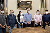 Eduardo Amorim visita Ivan Leite