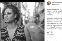 Edvaldo expressa indignação com assassinato de Marielle Franco