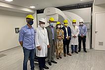 Após destinar R$ 8,8 milhões em emendas para hospital Cirurgia, Laércio visitou obras