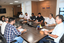 Empresários da Praia do Saco se reúnem com presidente da Fecomércio 