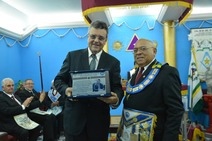 Luciano Pimentel é homenageado pela maçonaria sergipana