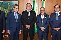 Em reunião com Bolsonaro, Belivaldo Chagas fala sobre Petrobrás, Covid-19 e Fafen