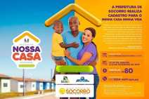 Prefeitura de Socorro inicia cadastramento das famílias para sorteio de 1000 casas 