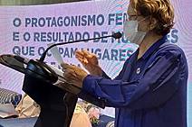 Maria do Carmo defende uma cultura de mais protagonismo da mulher na política