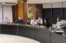 Zezinho Sobral participa de reunião técnica sobre enfrentamento ao coronavírus