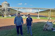 Equipe da Sergas visita produção independente de biogás a partir de biomassas naturais