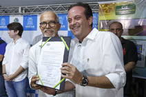 Com André, Edvaldo autoriza obra do Centro de Iniciação Esportiva no Bugio