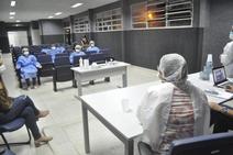 Janier Mota se reúne com Diretoria e funcionários do Hospital de Glória