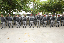 Unidade móvel da PM e  Força Nacional chegam em Itabaiana 