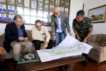 Edvaldo discute obras para a zona Norte com 28º BC 