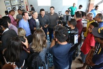 Em evento de peso, prefeito Valmir de Francisquinho demarca terreno na sucessão estadual