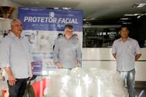 Mais de 100 protetores faciais são doados à Prefeitura de Socorro