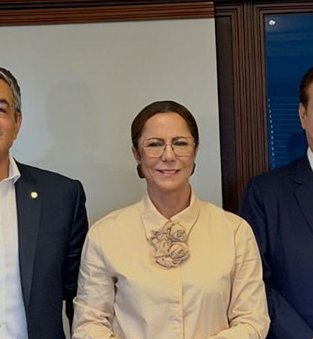 Delegada Katarina se reúne com o presidente nacional do PSD, Gilberto Kassab: "partido forte e unido para os desafios de 2026"